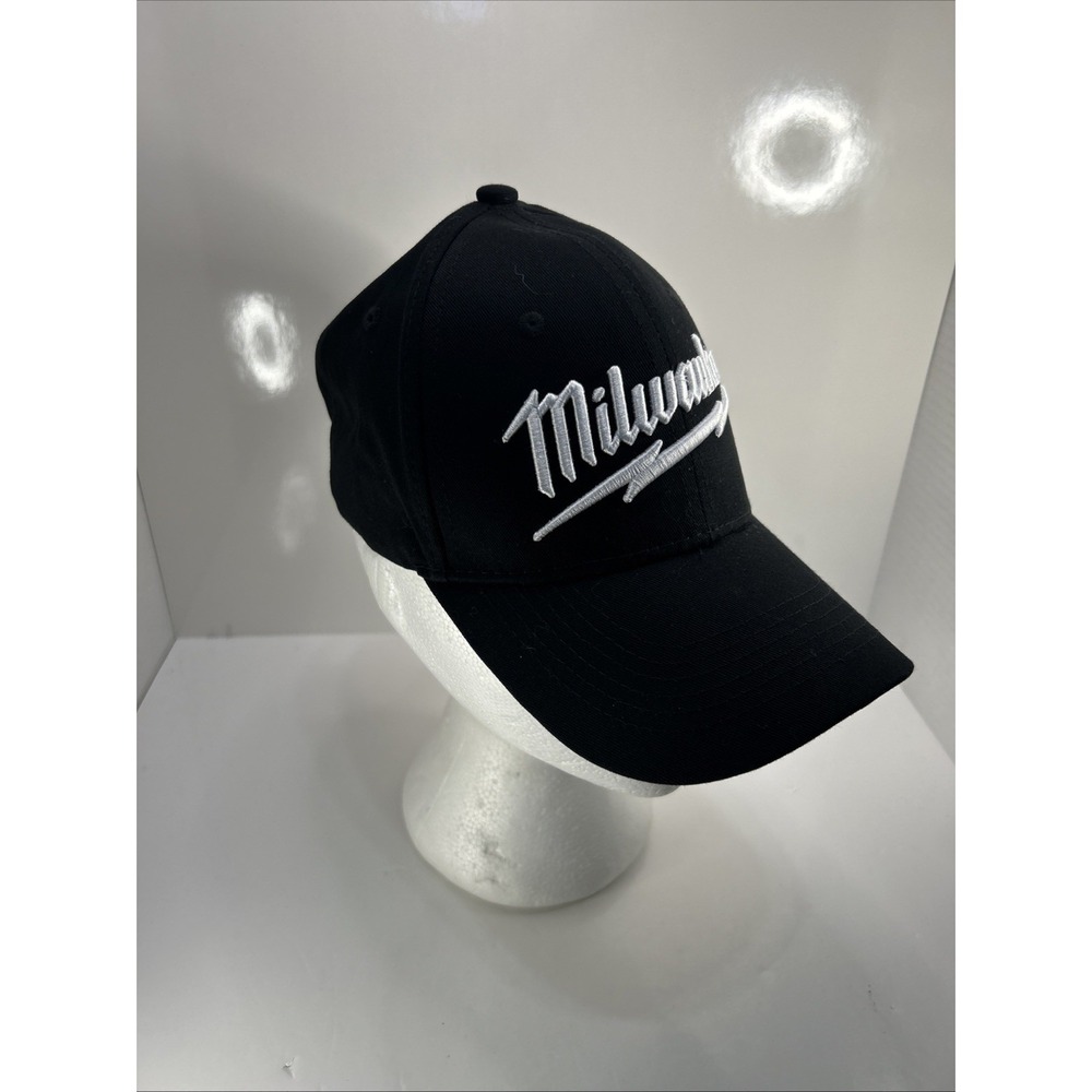 Milwaukee Power Tools Embroidered StrapBack Hat Red Logo‎ Adjustable Cap - Picture 3 of 6